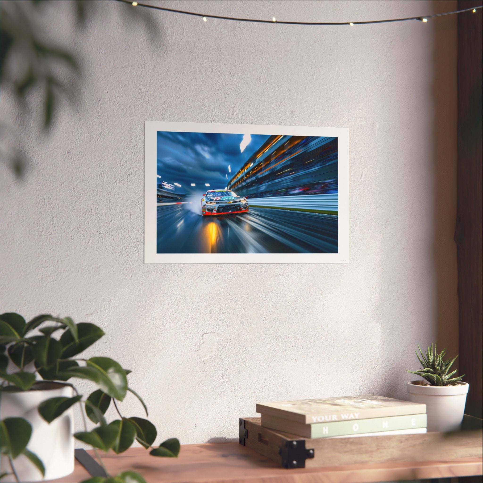 Daytona 500 at Dusk - Auto - Gallery Print Poster - DC0131